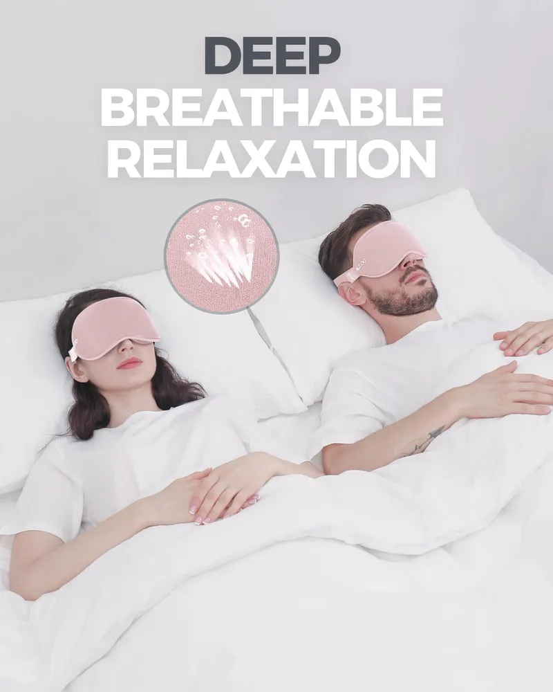 MZOO Luxury Sleep Mask for Back and Side Sleeper