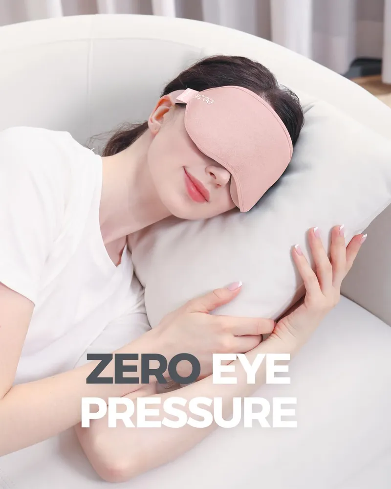 MZOO Luxury Sleep Mask for Back and Side Sleeper